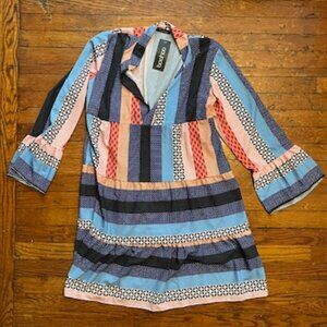 NWT Boohoo Plus Patchwork Smock Dress Size 20